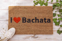 Wycieraczka kokosowa I love BACHATA