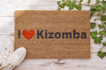 Wycieraczka kokosowa I love  KIZOMBA