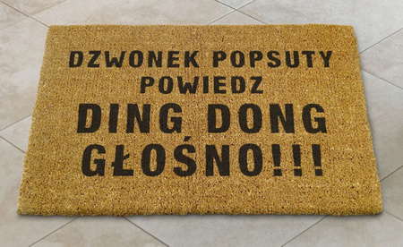 Wycieraczka kokosowa Dzwonek popsuty ...  