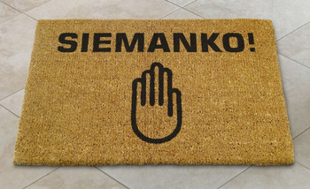 Wycieraczka kokosowa  Siemanko !