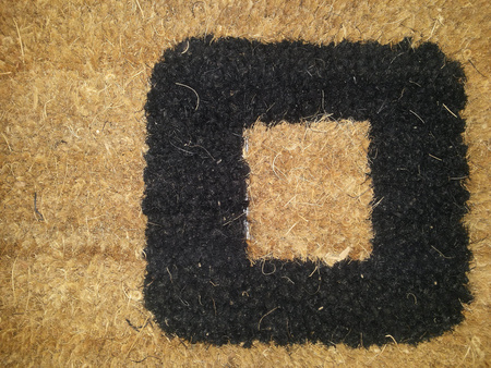 Wycieraczka kokosowa z inkrustacją logo