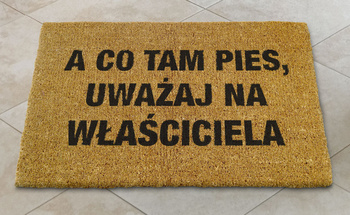 Wycieraczka kokosowa A co tam pies ...